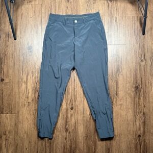 Primo Golf Joggers Mens 30 Short Gray Performance Tapered Ankle Zip Golf Pants‎